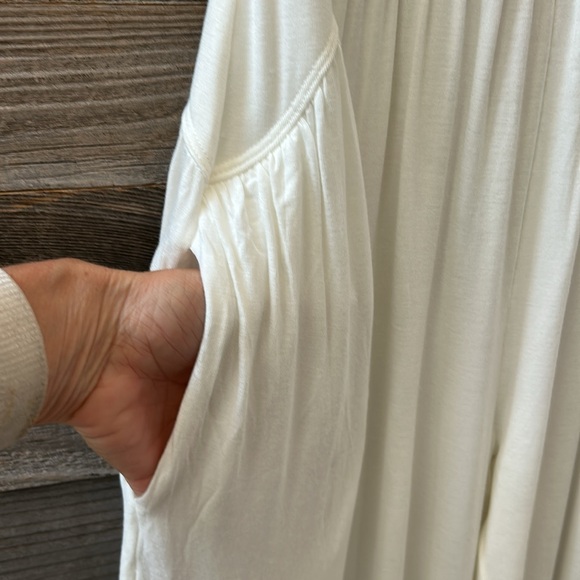 Free People NWT Off White Strapless Mora One Piece Jumpsuit Size XS - Picture 3 of 9